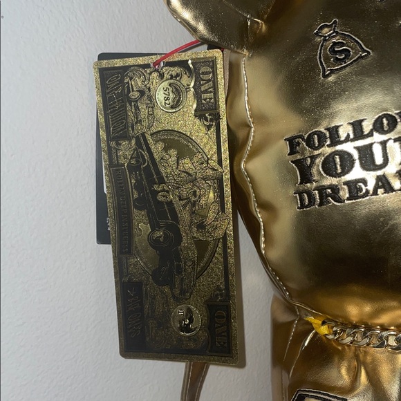 Spray ground Gold Bear limited edition Backpack - Picture 6 of 13